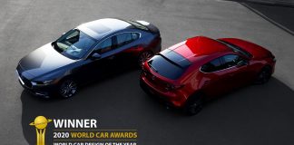 Mazda3 Wins 2020 World Car Design of the Year award