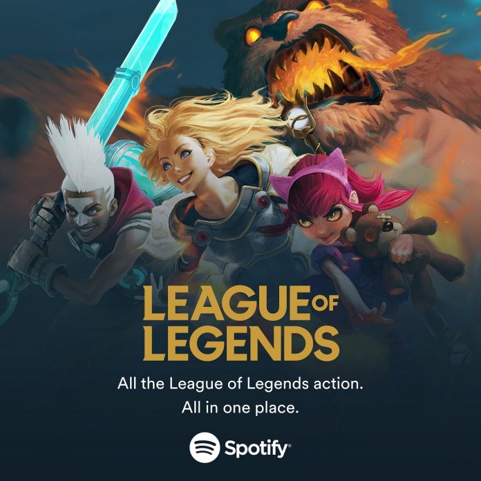 Spotify and Riot Games Team up for an Official League of Legends Esports Partnership 