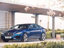 The new Jaguar XF features enhanced exteriors with a new interior!