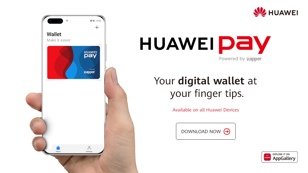 Huawei pay часами