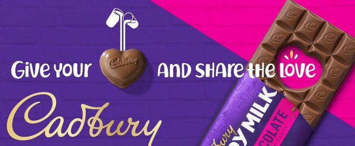 Pop Out Heart Dairy Milk Chocolate