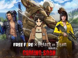 Free Fire announces latest crossover with Attack on Titan