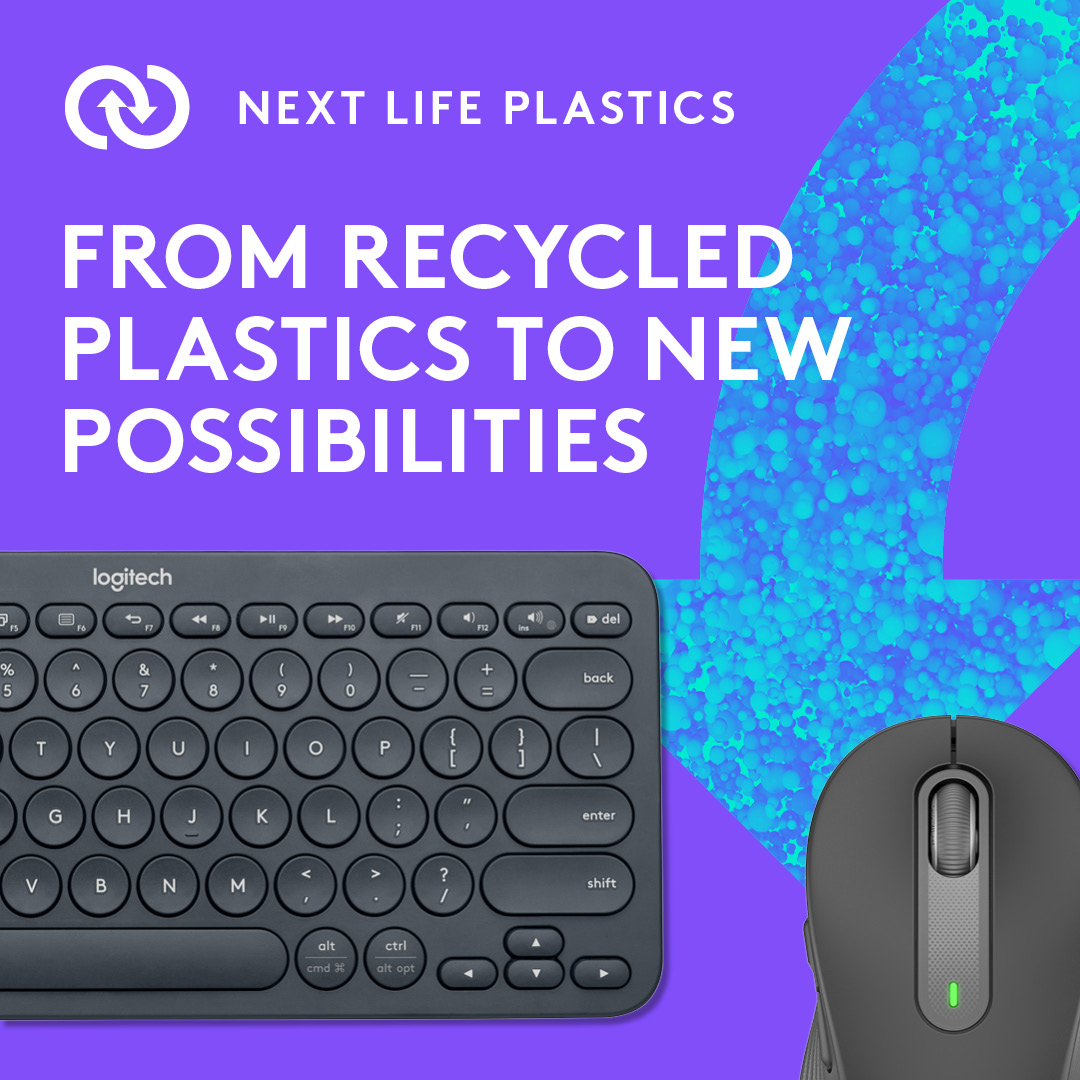 Logitech Pushes Boundaries, Scales Use of Recycled Plastic in Products