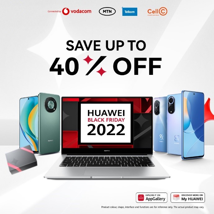 Save up to 40% on your HUAWEI favourite products this Black Friday