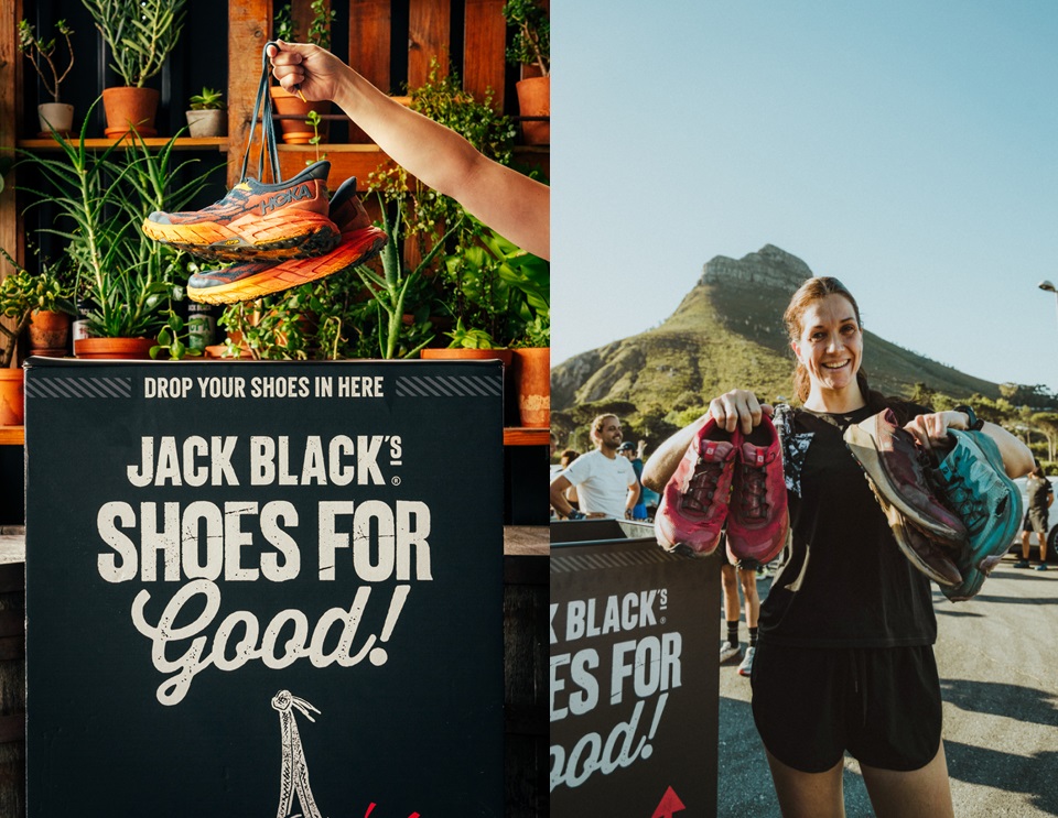 Shoes for Good: Lace Up, Donate & Celebrate with Jack Black at Ultra-Trail Cape Town