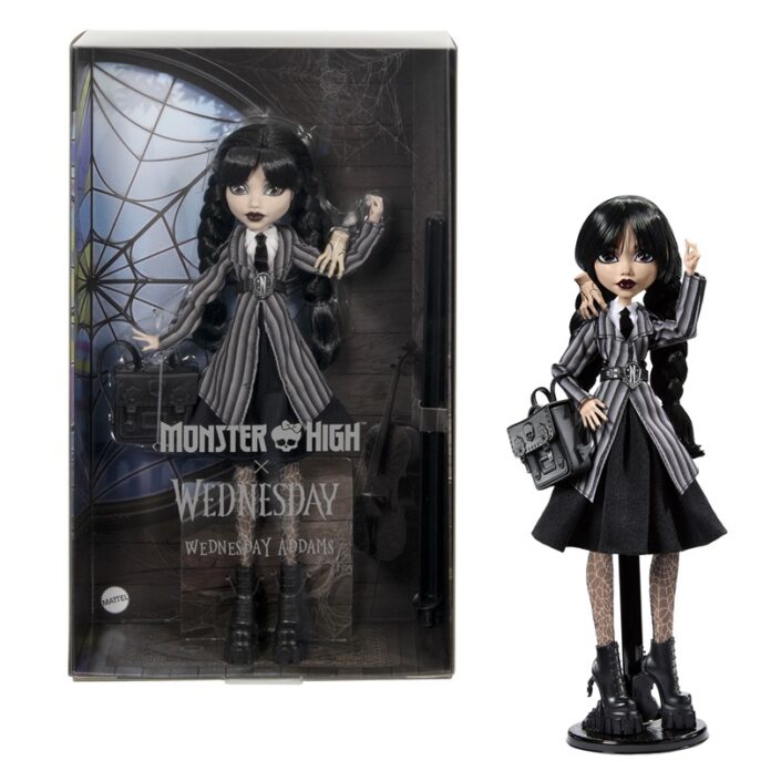 Mattel Unveils New Wednesday Addams Doll Collection