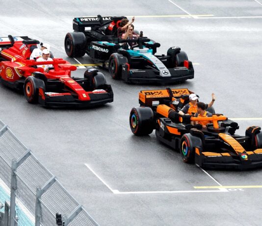LEGO Group Formula 1 Welcome 10 fully drivable LEGO® cars with F1 drivers at the wheel for the FORMULA 1 MIAMI GRAND PRIX 2025