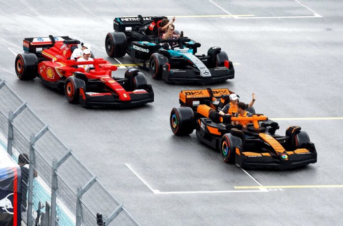 LEGO Group Formula 1 Welcome 10 fully drivable LEGO® cars with F1 drivers at the wheel for the FORMULA 1 MIAMI GRAND PRIX 2025