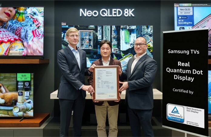 Samsung QLED TVs Earn ‘Real Quantum Dot Display’ Certification From TÜV Rheinland