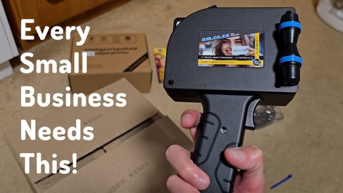 Every Small Business Needs This Handheld Printer!