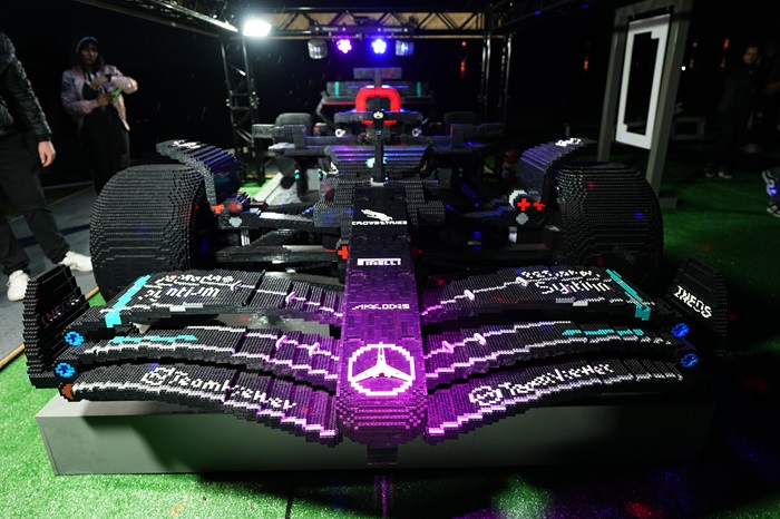 Life-size LEGO® Mercedes-AMG F1 car takes the fast lane on SA’s circuits