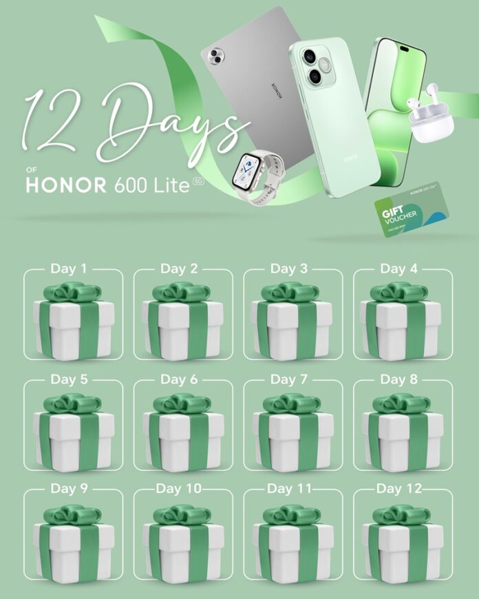 12 Days of HONOR 600 Lite Kicks Off in Mzansi