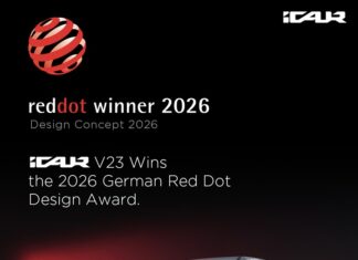 iCAUR V23 Earns International Design Recognition at Red Dot Awards