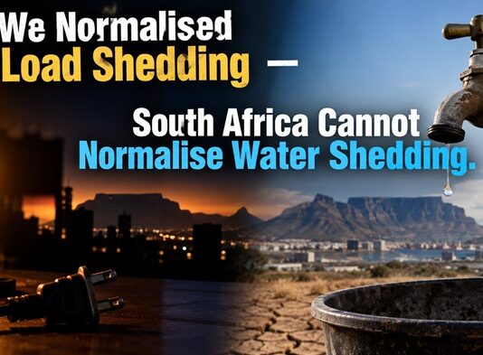 We Normalised Load Shedding – South Africa Cannot Normalise Water Shedding! We Normalised Load Shedding - South Africa Cannot Normalise Water Shedding.